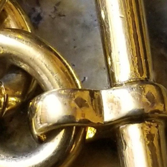 RARE MICHAEL KORS LARGE TOGGLE NECKLACE + MK MASK - Picture 13 of 16